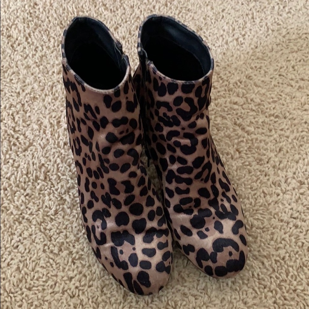 A new day leopard booties